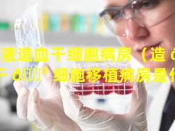 血液造血干细胞病房（造 🦈 血干 🌳 细胞移植病房是什么）
